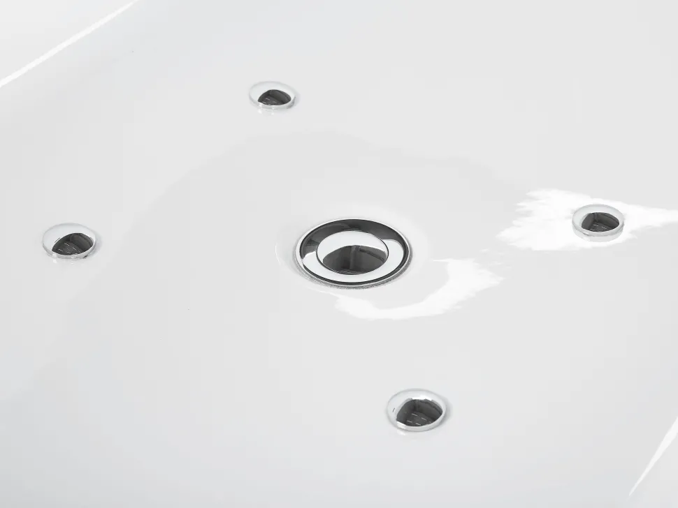 Banheira Autonoma De Hidromassagem Em Acrilico Preto Com Led 170 X 80 Cm Nevis