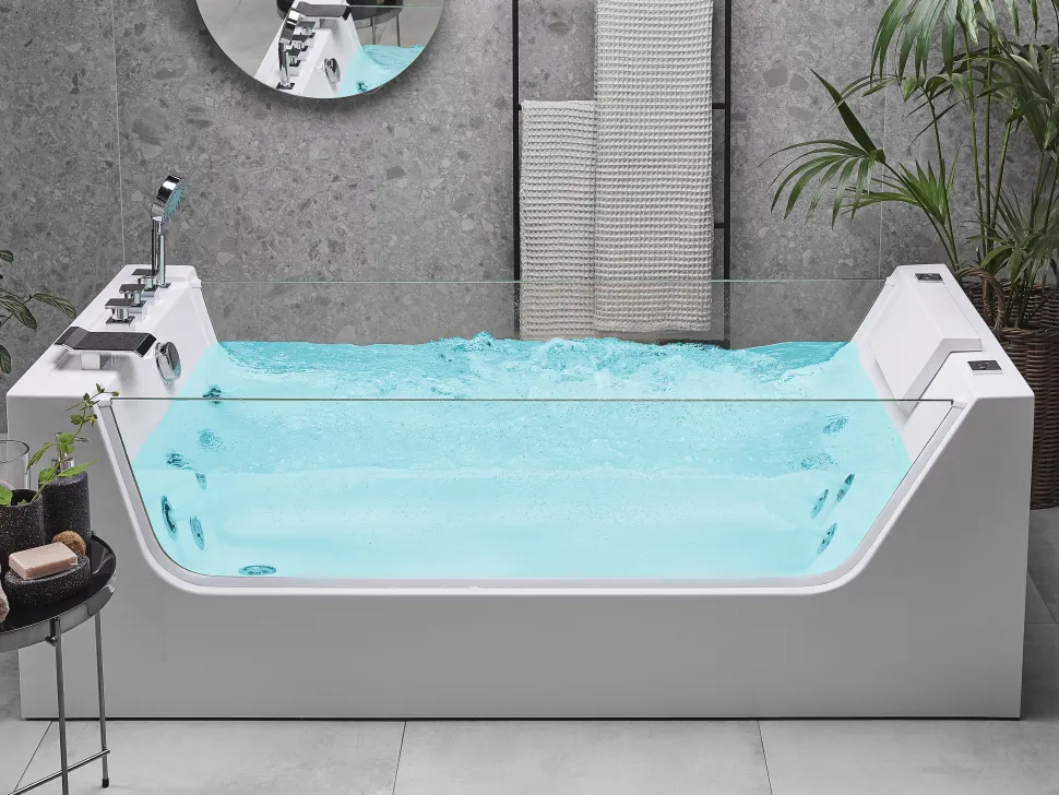 Banheira Autonoma De Hidromassagem Em Acrilico Branco 170 X 80 Cm Oyon