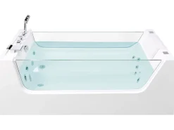 Banheira Autonoma De Hidromassagem Em Acrilico Branco 170 X 80 Cm Oyon