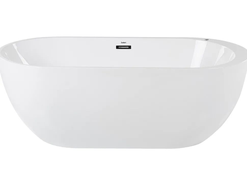 Banheira Autonoma De Hidromassagem Em Acrilico Branco Com Led 170 X 80 Cm Nevis