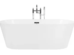 Banheira Autonoma De Hidromassagem Em Acrilico Branco Com Led 170 X 80 Cm Havana