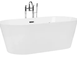 Banheira Autonoma De Hidromassagem Em Acrilico Branco Com Led 170 X 80 Cm Havana