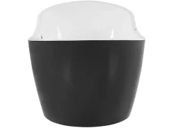 Banheira Autonoma De Hidromassagem Em Acrilico Preto Com Led 180 X 85 Cm Antigua