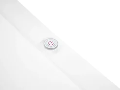 Banheira Autonoma De Hidromassagem Em Acrilico Branco Com Led 180 X 85 Cm Antigua