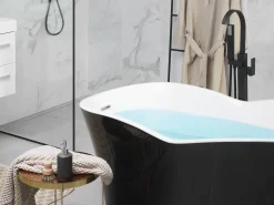 Banheira Autonoma Em Acrilico Preto 170 X 80 Cm Dulcina