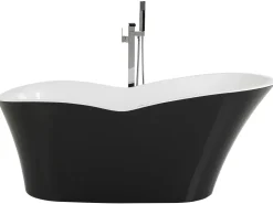 Banheira Autonoma Em Acrilico Preto 170 X 80 Cm Dulcina