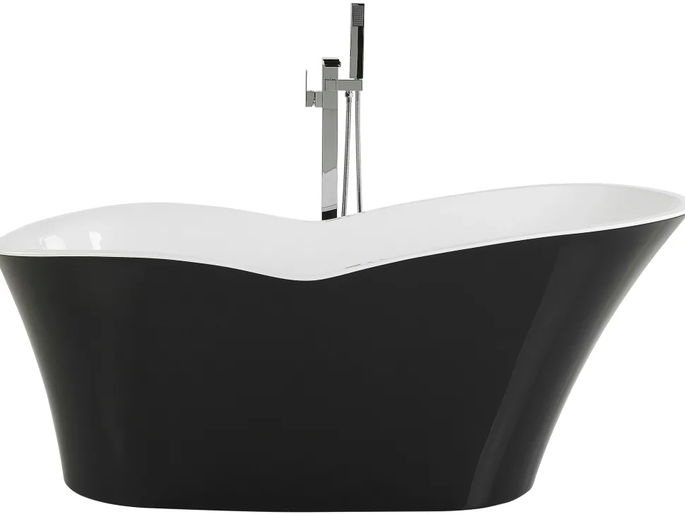 Banheira Autonoma Em Acrilico Preto 170 X 80 Cm Dulcina