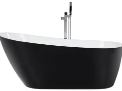 Banheira Autonoma Em Acrilico Preto 170 X 78 Cm Solarte