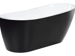 Banheira Autonoma Em Acrilico Preto 170 X 78 Cm Solarte