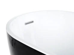 Banheira Autonoma Em Acrilico Preto 170 X 78 Cm Solarte