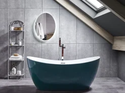 Banheira Autonoma Em Acrilico Verde 170 X 77 Cm Antigua