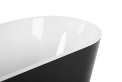 Banheira Autonoma Em Acrilico Preto 170 X 72 Cm Havana