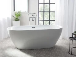 Banheira Autonoma Em Acrilico Branco 180 X 80 Cm Carrera