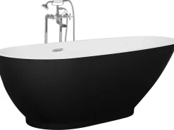 Banheira Autonoma Em Acrilico Preto E Branco Guiana