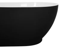 Banheira Autonoma Em Acrilico Preto E Branco Guiana