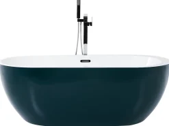 Banheira Autonoma Em Acrilico Azul Esverdeado 170 X 80 Cm Nevis