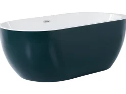 Banheira Autonoma Em Acrilico Azul Esverdeado 170 X 80 Cm Nevis