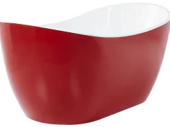 Banheira Autonoma Em Acrilico Vermelho 150 X 75 Cm Antigua