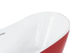 Banheira Autonoma Em Acrilico Vermelho 150 X 75 Cm Antigua