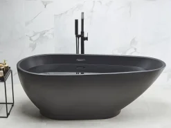 Banheira Autonoma Em Acrilico Preto 173 X 82 Cm Guiana