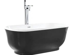 Banheira Autonoma Em Acrilico Preto 170 X 77 Cm Tesoro