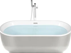 Banheira Autonoma Em Acrilico Prateado 170 X 80 Cm Pinel