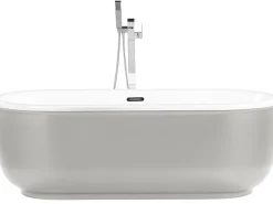 Banheira Autonoma Em Acrilico Prateado 170 X 80 Cm Pinel