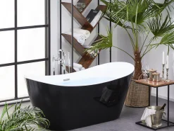 Banheira Autonoma Em Acrilico Preto 180 X 78 Cm Antigua