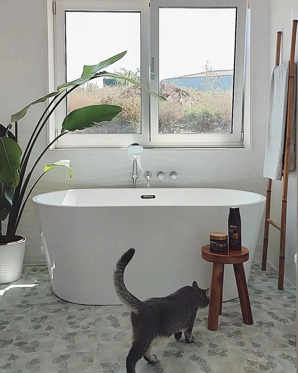 Banheira Autonoma Em Acrilico Branco 150 X 75 Cm Havana