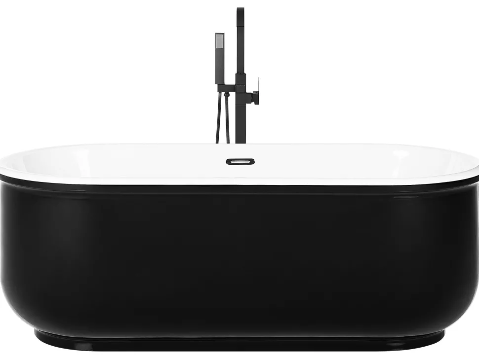 Banheira Autonoma Em Acrilico Preto 170 X 80 Cm Pinel