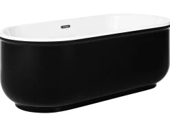 Banheira Autonoma Em Acrilico Preto 170 X 80 Cm Pinel