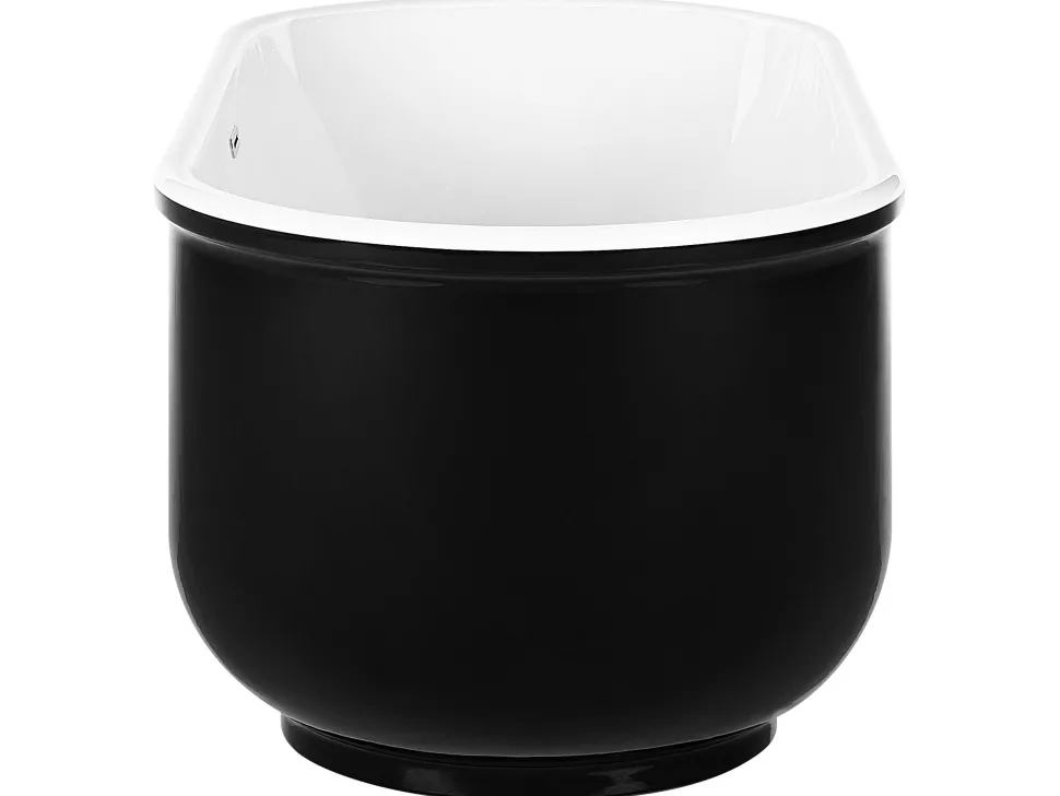 Banheira Autonoma Em Acrilico Preto 170 X 80 Cm Pinel