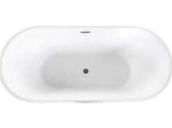 Banheira Autonoma Em Acrilico Preto 170 X 80 Cm Pinel