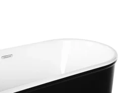 Banheira Autonoma Em Acrilico Preto 170 X 80 Cm Pinel