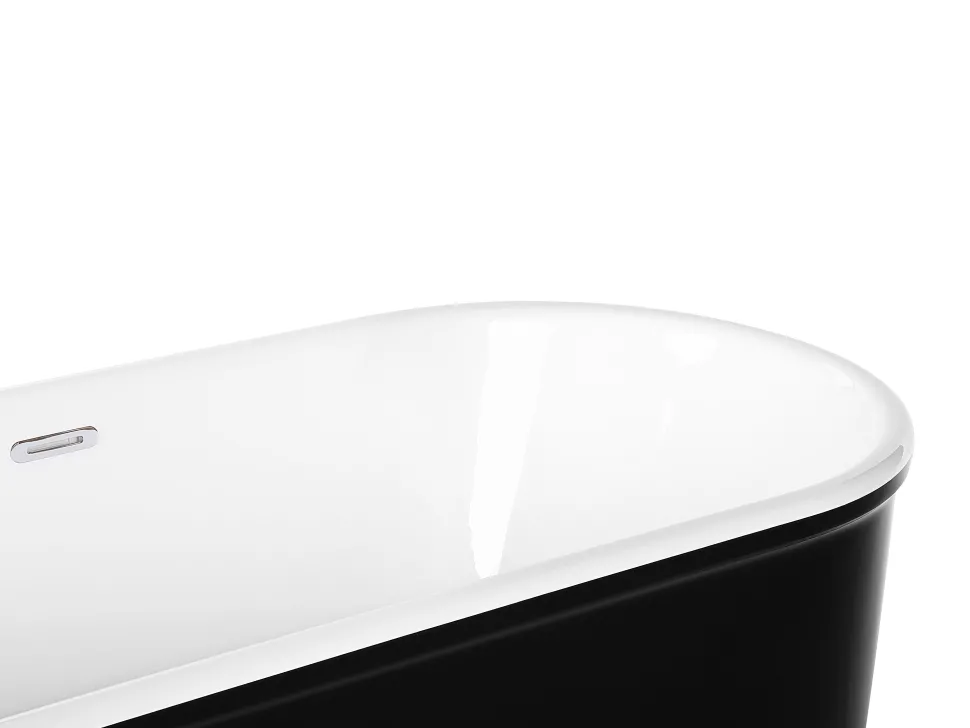 Banheira Autonoma Em Acrilico Preto 170 X 80 Cm Pinel