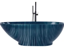 Banheira Autonoma Em Acrilico Azul Marinho Com Efeito De Marmore 170 X 80 Cm Rioja