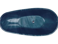 Banheira Autonoma Em Acrilico Azul Marinho Com Efeito De Marmore 170 X 80 Cm Rioja