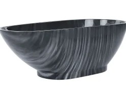 Banheira Autonoma Em Acrilico Preto Com Efeito De Marmore 170 X 80 Cm Rioja