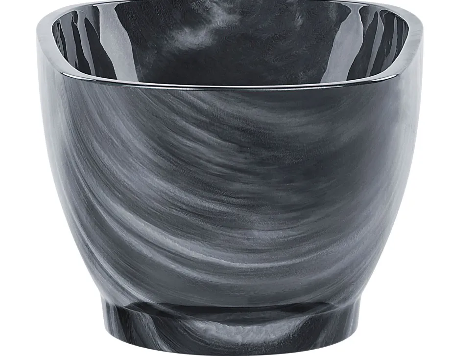 Banheira Autonoma Em Acrilico Preto Com Efeito De Marmore 170 X 80 Cm Rioja