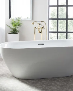 Banheira Autonoma Em Acrilico Branco 170 X 80 Cm Nevis