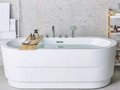 Banheira Autonoma Em Acrilico Branco Com Chuveiro 170 X 80 Cm Empresa