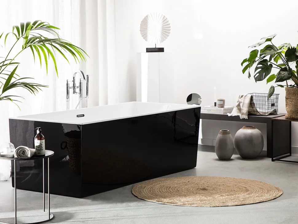 Banheira Autonoma Em Acrilico Preto 170 X 81 Rios