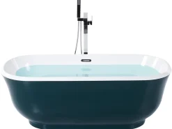 Banheira Autonoma Em Acrilico Azul Esverdeado 170 X 77 Cm Tesoro