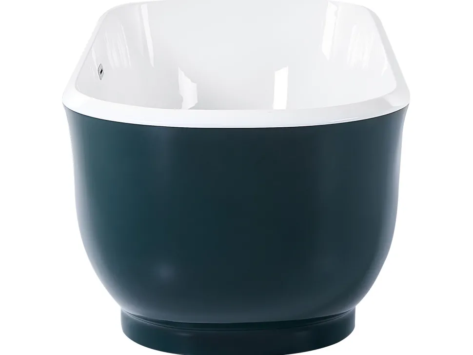 Banheira Autonoma Em Acrilico Azul Esverdeado 170 X 77 Cm Tesoro