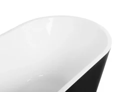 Banheira Autonoma Em Acrilico Preto 170 X 170 Cm Cabritos