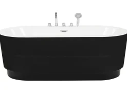 Banheira Autonoma Em Acrilico Preto Com Chuveiro 170 X 80 Cm Empresa