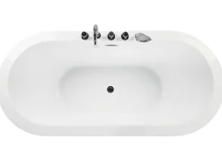 Banheira Autonoma Em Acrilico Preto Com Chuveiro 170 X 80 Cm Empresa