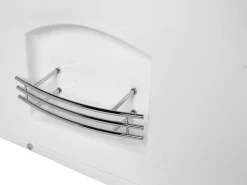 Banheira De Hidromassagem De Canto Em Acrilico Branco Com Led 214 X 155 Cm Martinica