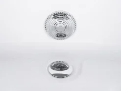 Banheira De Hidromassagem De Canto Em Acrilico Branco Com Led 214 X 155 Cm Martinica