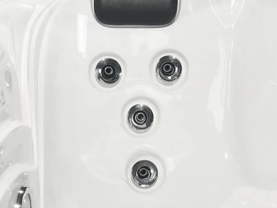 Banheira De Hidromassagem De Exterior Em Acrilico Branco Com Led 200 X 200 Cm Lastarria